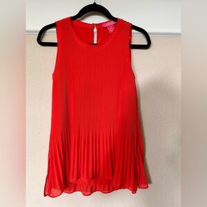 Catherine Catherine Malandrino Pleated Sleeveless Top